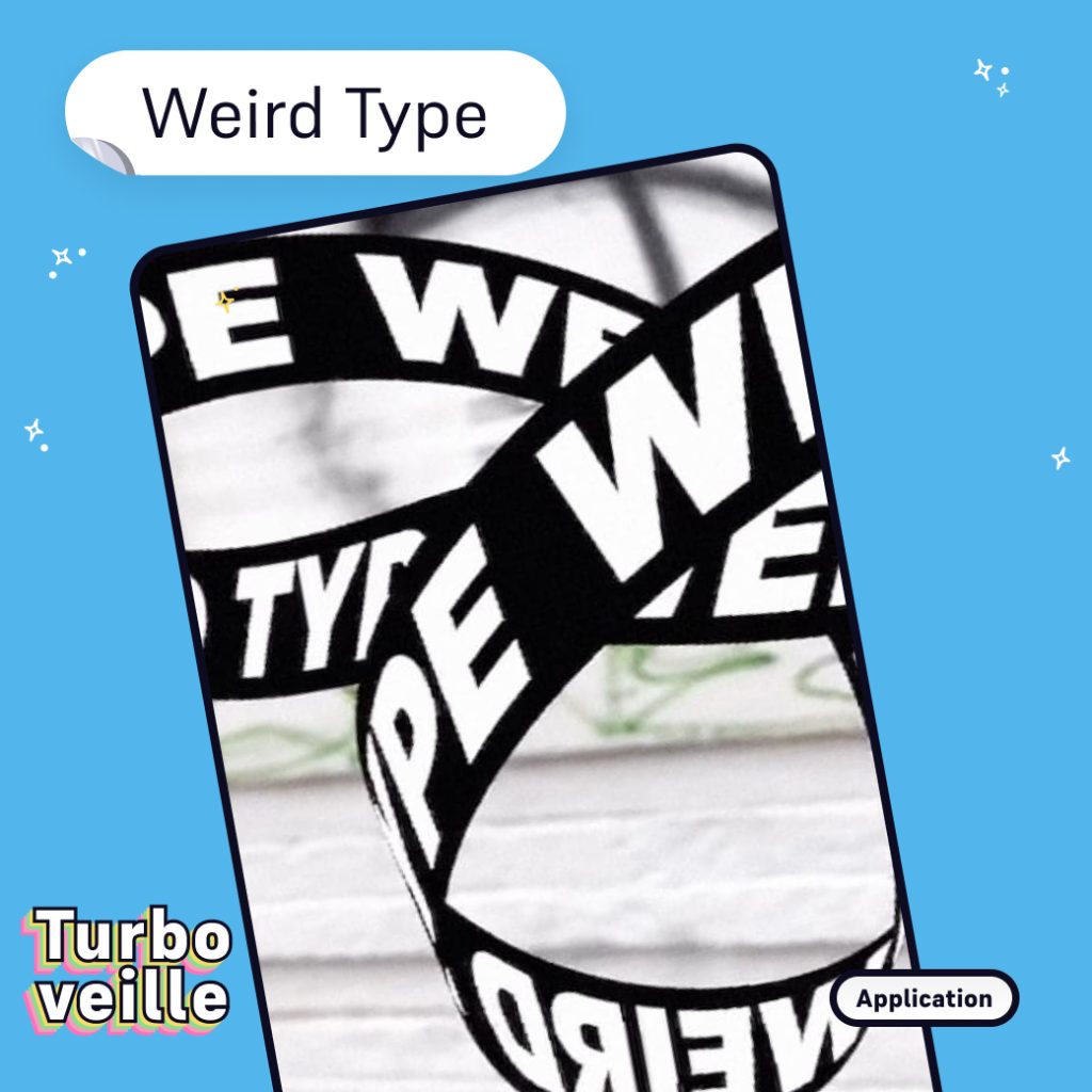 filtre weird type