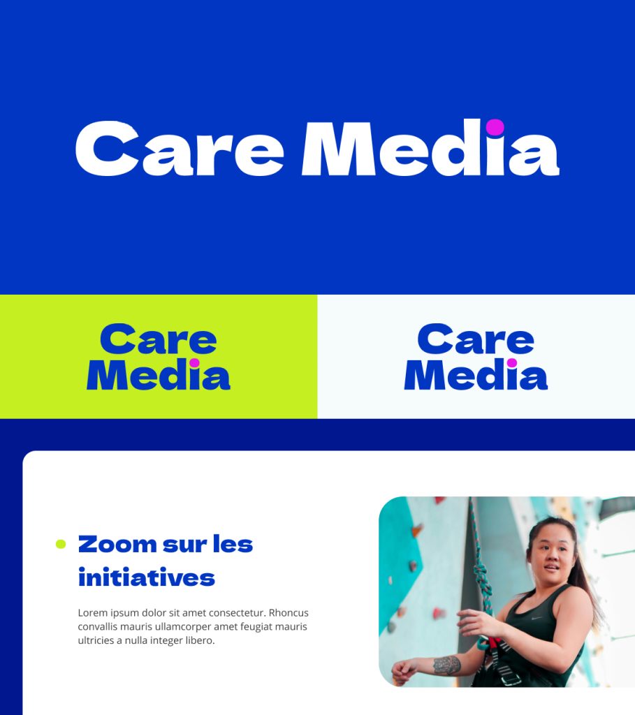 identité visuelle care media